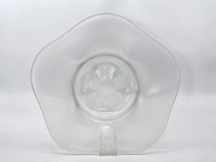 Image 2 of W.J. Rozendaal - Kristalunie Maastricht - Iridescent Tin Crackle Bowl Coquille (1)