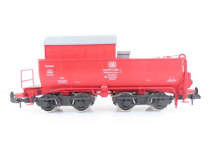 Image 2 of Märklin 1 - 58216 - Freight carriage - 4-axle winnowing tender converted for fire extinguishing wat