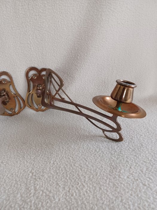 Image 3 of Set Identical Piano / Wall Candle Holders (2)