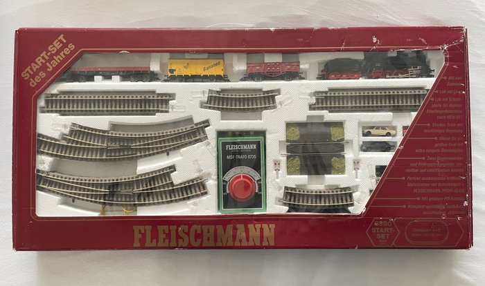 Preview of the first image of Fleischmann H0 - 6390 - Train set - Starter set - DB.