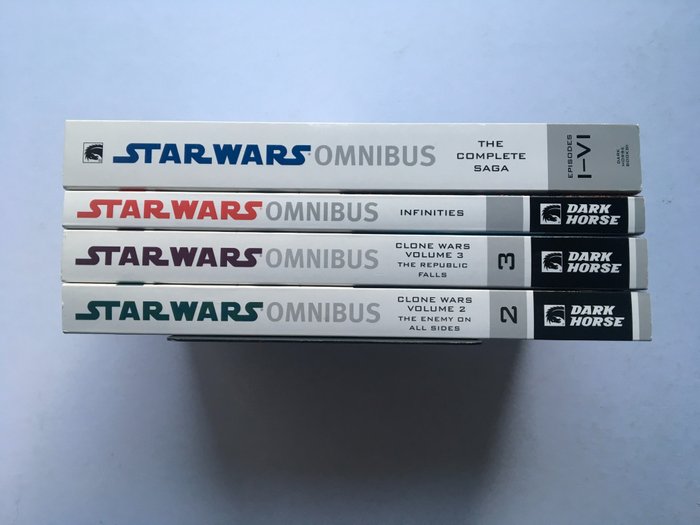 Image 3 of Star Wars 4x Omnibus - The complete saga - Clone wars 2-3 - Infinities - Trade Paperback - First ed