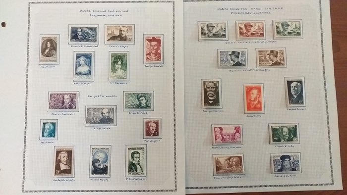 Image 3 of France 1940/1980 - A collection in album, Ceres, mint and cancelled