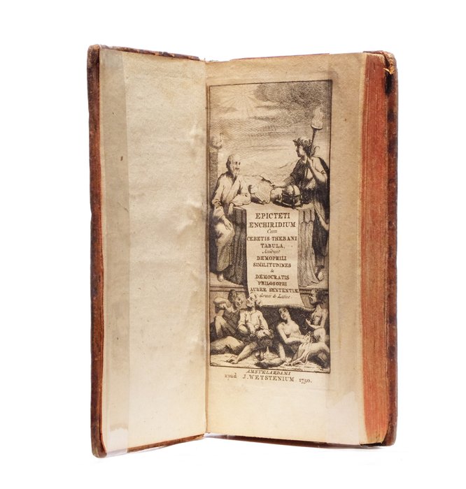 Preview of the first image of Epictete - Epicteti enchiridium ... Græce & Latine - 1750.
