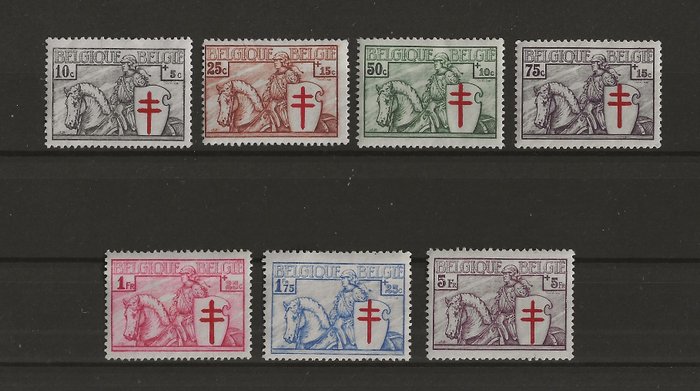 Preview of the first image of Belgium 1934 - Knight - OBP/COB 394/00.