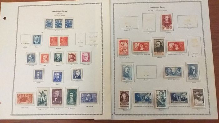 Image 2 of France 1940/1980 - A collection in album, Ceres, mint and cancelled