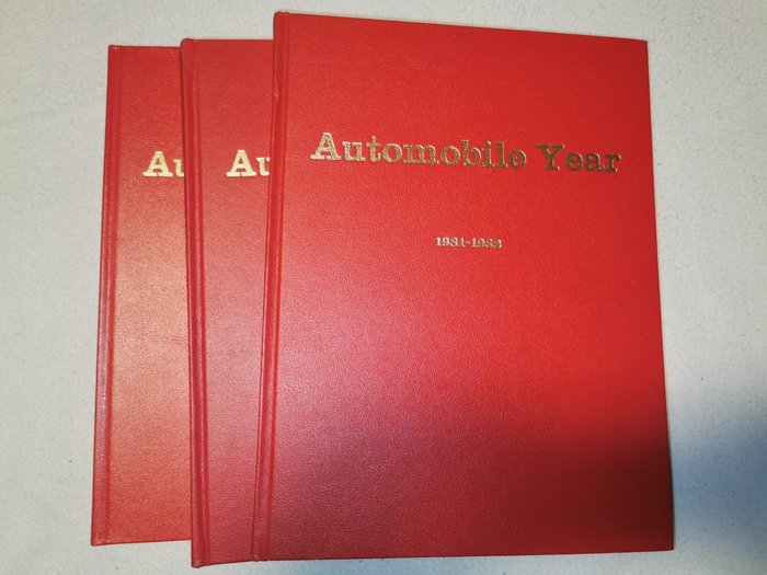 Preview of the first image of Books - Automobile Year / L 'Annee Automobile / Auto-Jahr - Edita Lausanne 25-28-29 / 1977 tot 1982.