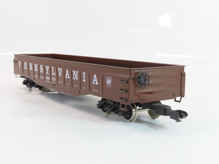 Preview of the first image of Märklin 1 - 54940 - Freight carriage - 4-axle open low box truck "Gondola" - Pennsylvania Railroad.