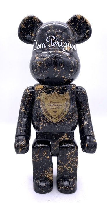 Preview of the first image of MVR - BearBrick Dom Perignon Black 400%.