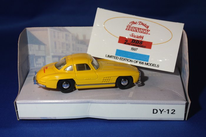 Preview of the first image of Dinky Toy-Matchbox - 1:43 - 1955 Mercedes Benz 300SL Gullwing DDS - DDS code 3 the Dutch Dinky Soci.