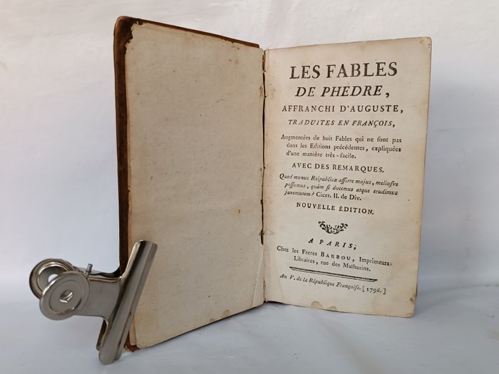 Image 3 of Phedre - Les fables de Phedre - 1796
