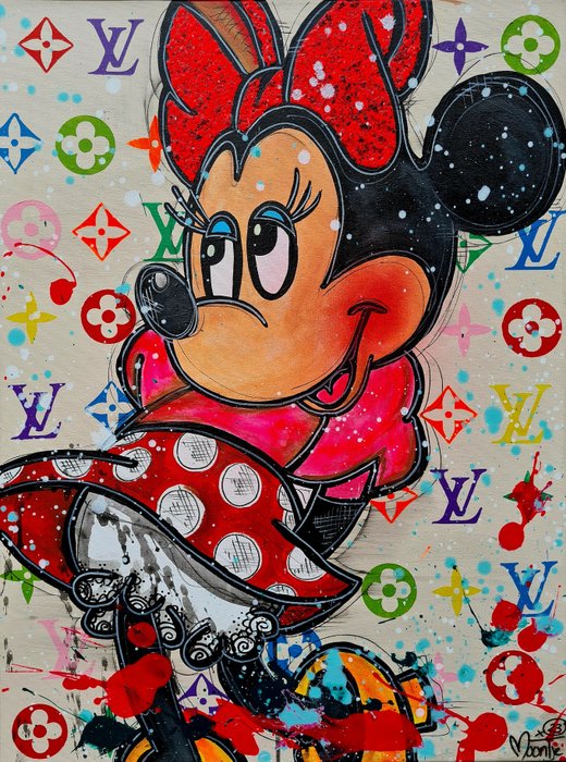 Preview of the first image of Moontje (1971) - Minnie Mouse Loves Louis Vuitton..