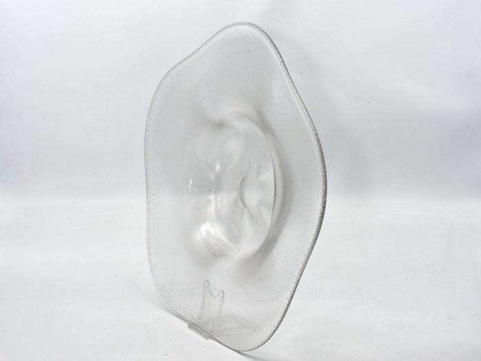 Image 3 of W.J. Rozendaal - Kristalunie Maastricht - Iridescent Tin Crackle Bowl Coquille (1)