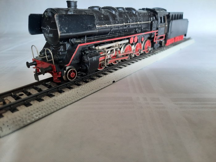 Image 2 of Märklin H0 - 3027.3 - Steam locomotive with tender - BR 44, with telex - DB