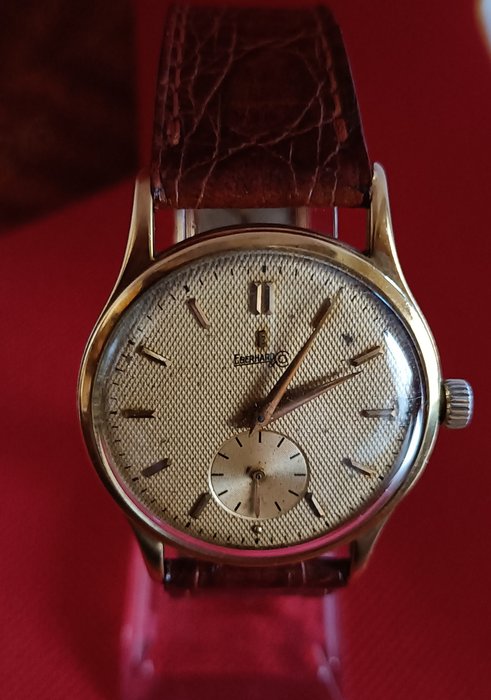 Image 3 of Eberhard & Co. - 18k Yellow gold Sub Seconds - Men - 1950-1959