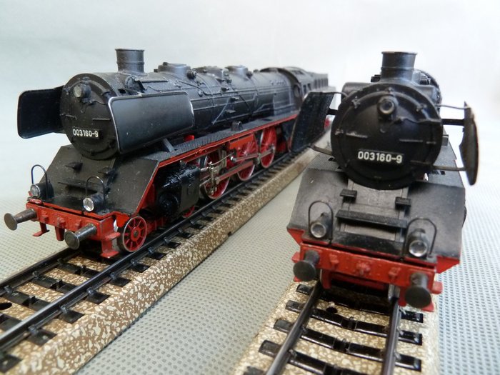 Image 3 of Märklin H0 - 3085 - Steam locomotive with tender - 2x BR 003 - DB