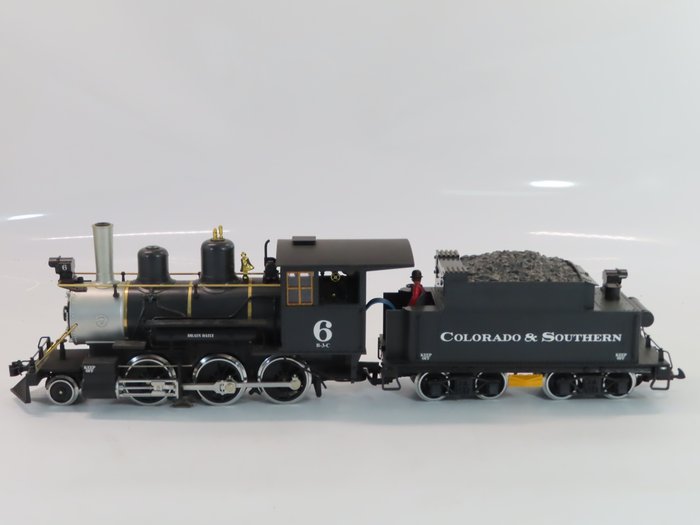 Image 3 of LGB, Lehmann G - 20192 - Steam locomotive with tender - Type 2-6-0 Mogul with Sound - Colorado & So
