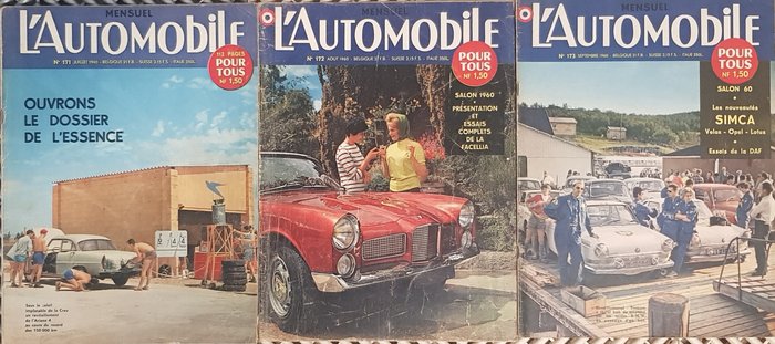 Image 3 of Books - L'Automobile Magazine1960Année complète - 1950-1960