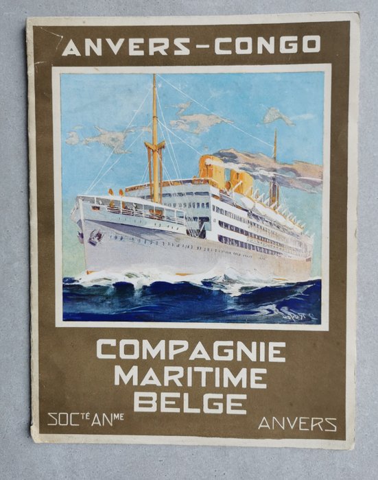 Preview of the first image of Bert Van Kerkhoven. - Anvers-Congo, Cie. Maritime Belge. - 1930/1956.