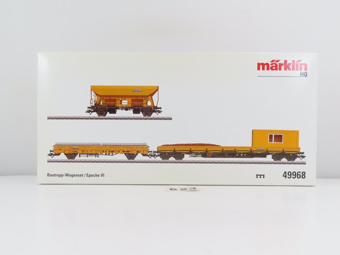 Image 3 of Märklin H0 - 49968 - Freight wagon set - Builder's group wagon set - DB