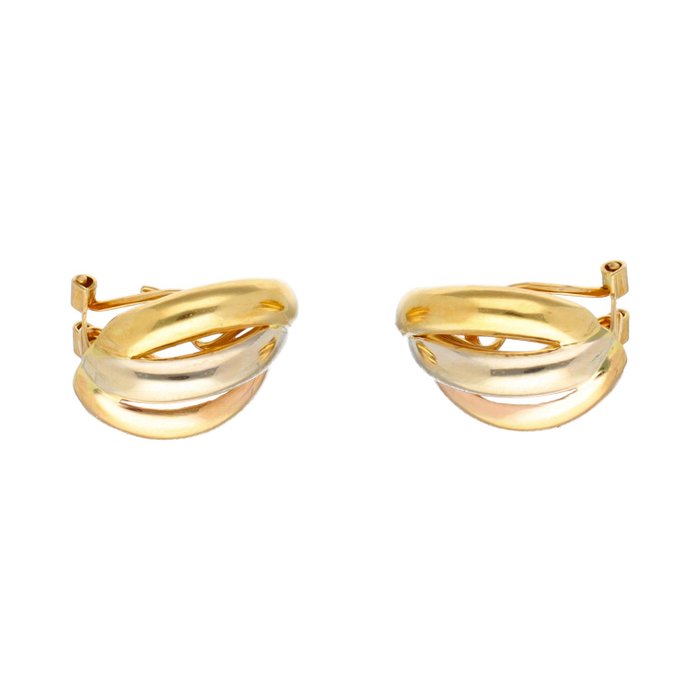 Image 2 of 18 kt. Gold, Pink gold, White gold, Yellow gold - Earrings