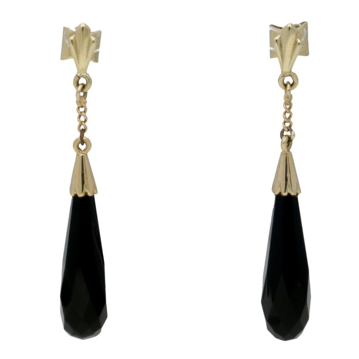 Preview of the first image of No Reserve - 14 kt. Gold - Earrings.