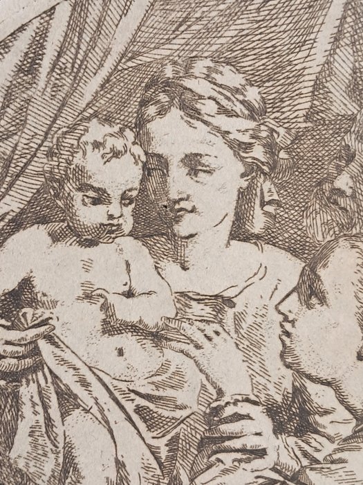 Image 3 of Antonio Maria Lunghi (1685-1757), da Lorenzo Pasinelli - "Nozze mistiche di Santa Caterina"