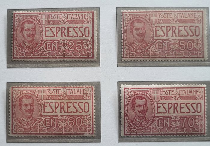 Preview of the first image of Italy Kingdom - Express mail, complete sets, without not issued.