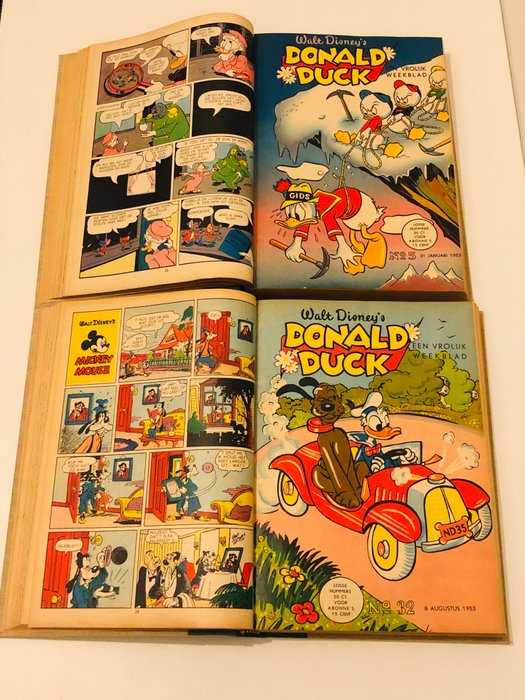Image 3 of Donald Duck - Donald Duck Jaargang 1953 Compleet - Ingebonden - Hardcover - First edition - (1953)