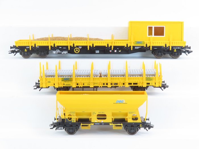 Preview of the first image of Märklin H0 - 49968 - Freight wagon set - Builder's group wagon set - DB.