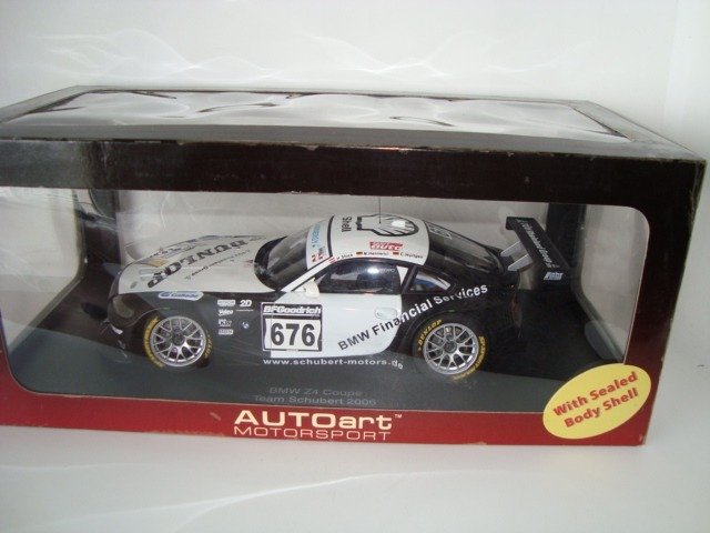 Preview of the first image of Autoart - 1:18 - BMW Z4 Coupe Team Schubert 2006.
