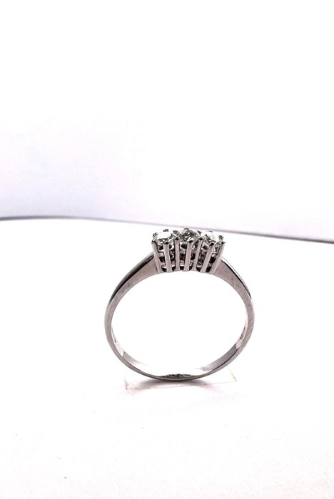 Image 3 of no reserve price - 18 kt. White gold - Ring - Diamonds
