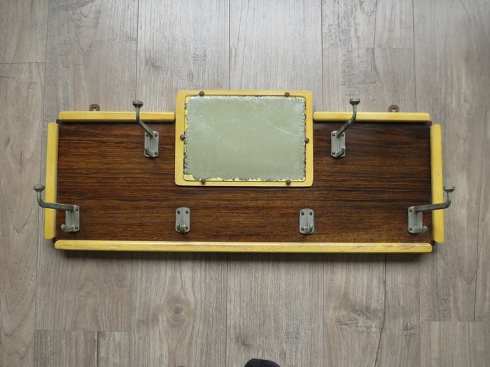 Preview of the first image of Coat rack with mirror ca. 1930.