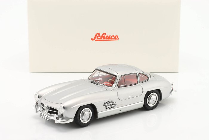 Preview of the first image of Schuco - 1:18 - Mercedes-Benz 300 SL Coupé (Rotes Interieur) - Limited Edition of 1000 pcs..