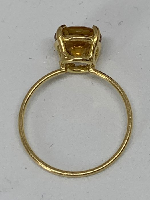 Image 3 of 18 kt. Gold - Ring Citrine