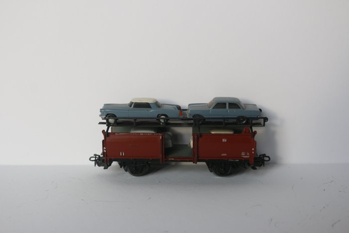 Image 3 of Märklin H0 - 4613-4/315-4 - Freight carriage - 7 Car transporter - DB