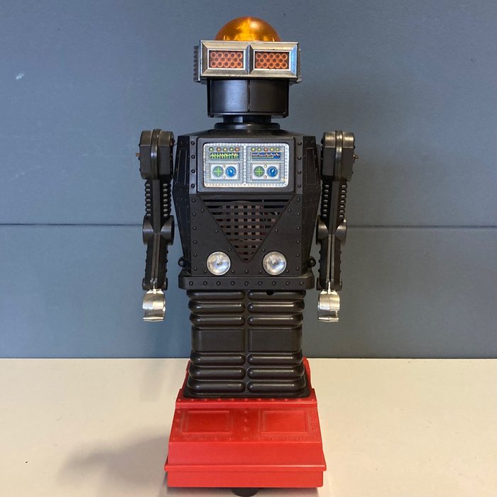 Preview of the first image of Yonezawa - Harry Happy Hysterical Robot - 35 cm high - 1970-1979 - Japan.