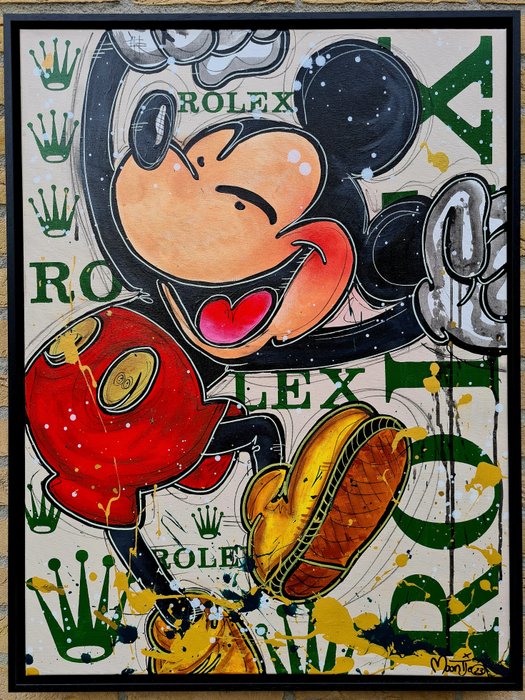 Image 2 of Moontje (1971) - Mikey Mouse happy with his Rolex!