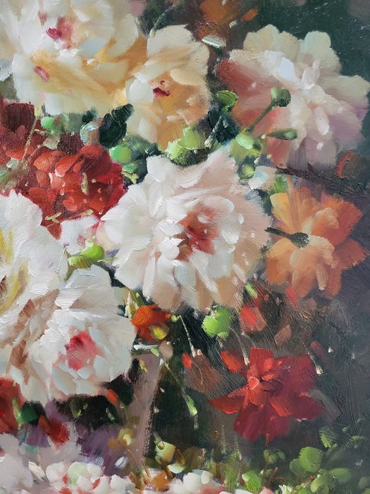 Image 2 of Edouard Mallet (XX) - Composition florale