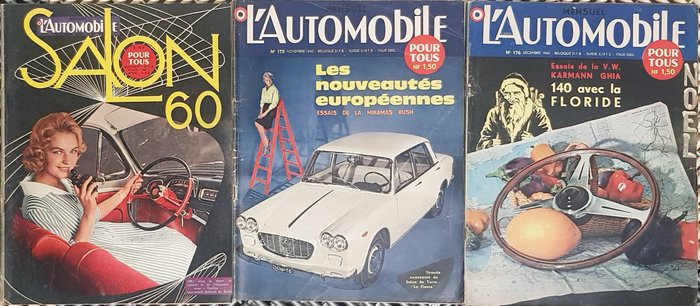 Image 2 of Books - L'Automobile Magazine1960Année complète - 1950-1960