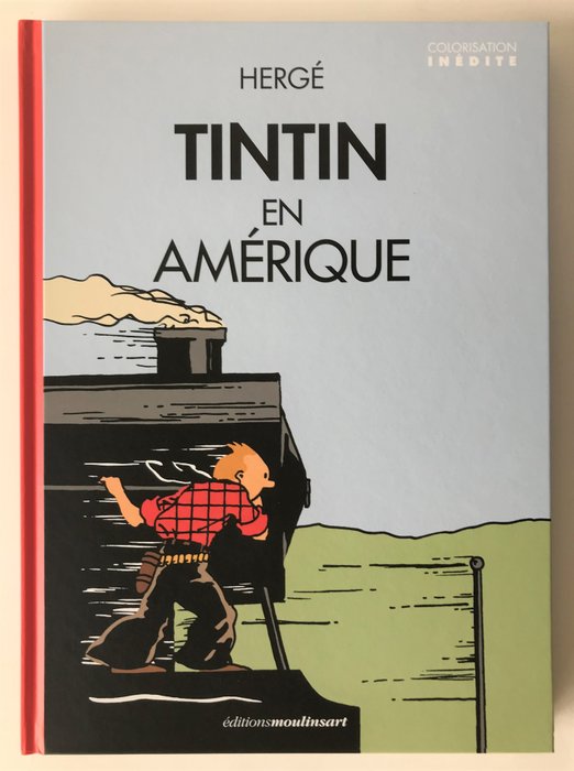 Preview of the first image of Tintin T3 - Tintin en Amérique - Colorisation inédite - C - Tirage limité numéroté - (2020).
