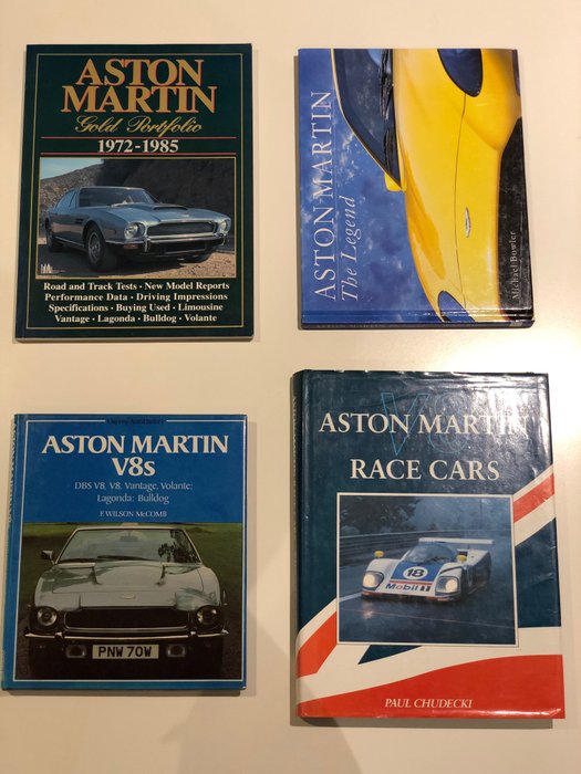 Preview of the first image of Books - Aston Martin V8 Race Cars, Aston Martin V8S, Aston Martin The Legend, Aston Martin Gold Por.
