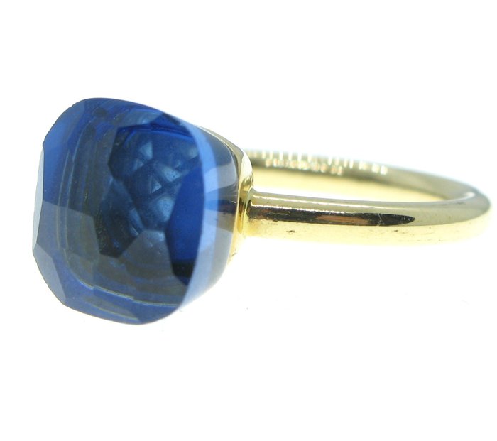 Image 2 of No Reserve Price - 18 kt. Yellow gold - Ring - 4.90 ct Topaz