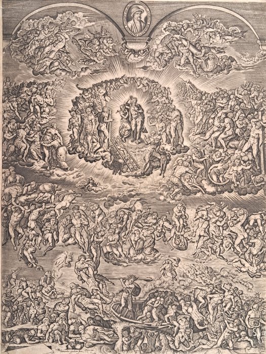 Image 3 of Leonard Gaultier (1562-1635), da Michelangelo - "Giudizio Universale"