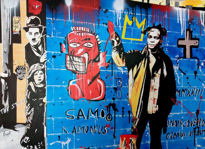 Preview of the first image of ANGOT (XX) - Basquiat "Samo is among us".