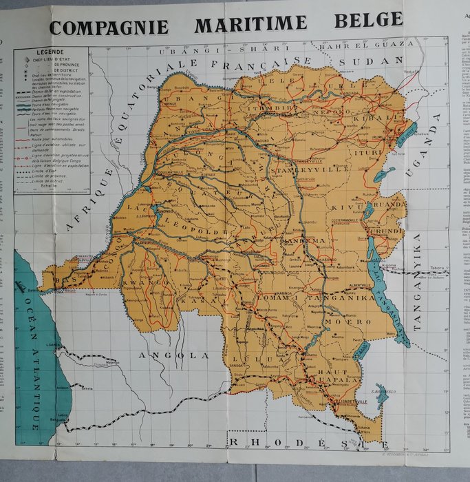 Image 3 of Bert Van Kerkhoven. - Anvers-Congo, Cie. Maritime Belge. - 1930/1956