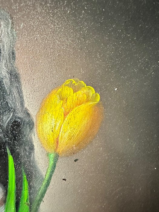 Image 3 of Edouard Mallet (XXème siècle) - Tulipe jaune