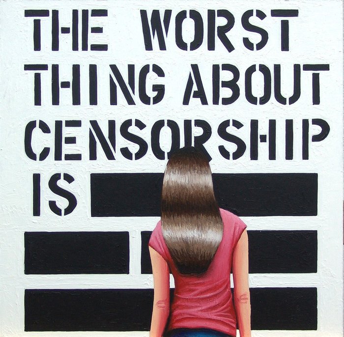 Preview of the first image of Gerard Boersma (1976) - The Worst Thing (Christopher Wool Inspired).