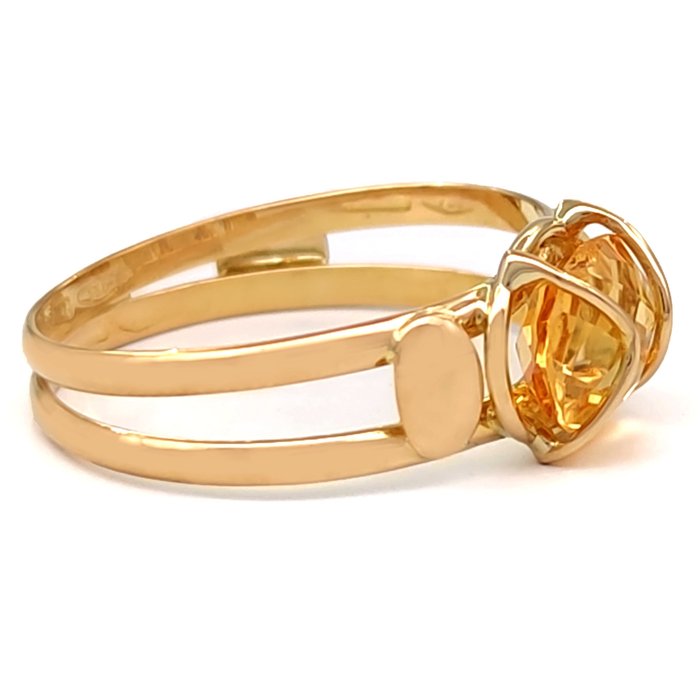 Image 3 of 18 kt. Yellow gold - Ring - 1.33 ct Topaz