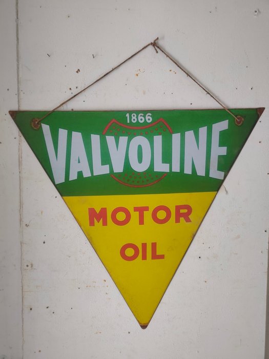 Preview of the first image of Number plate - valvoline - 1990-2000.