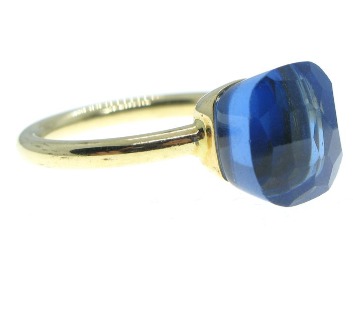 Image 3 of No Reserve Price - 18 kt. Yellow gold - Ring - 4.90 ct Topaz
